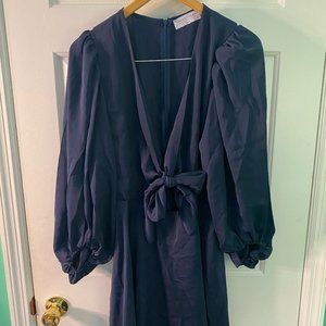 NATIVE TIE MINI DRESS